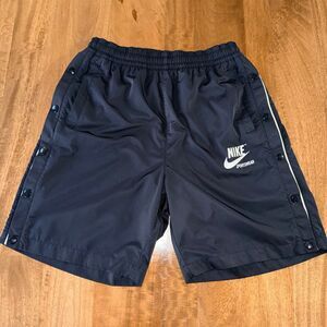 Nike Archive Woven Shorts lined Mens M Black Snap Tearaway AH0726-010